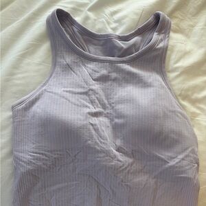 lululemon athletica Light Purple Ribbed Tank Top